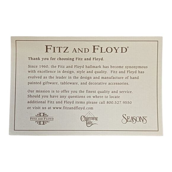 Fitz and Floyd Christmas Santa Claus Snack Canape Holiday Party Plate Wi… - Picture 3 of 7